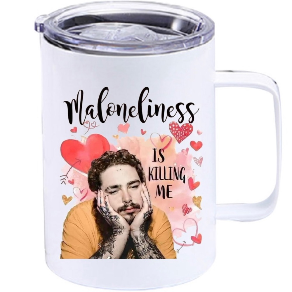 Malone Valentine coffee cup